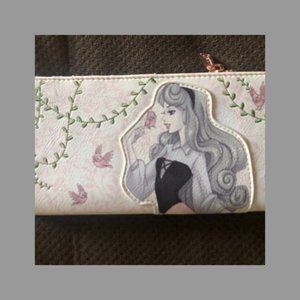 Disney Aurora Sleeping Beauty Loungefly tri fold wallet RETIRED